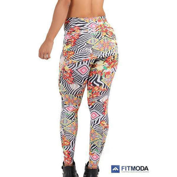 Fusô estampada poliamida Light com saia 
