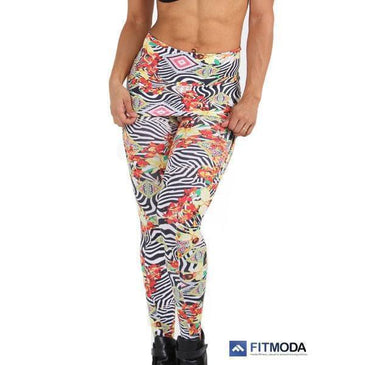 Fusô estampada poliamida Light com saia 