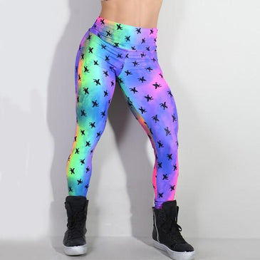 Fusô fitness em poliamida estampada Santa Constância com cintura franzida nas laterais. Marca: Carioca FitComposição: 90% Poliamida e 10% Elastano 