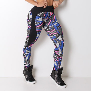 Calça legging fusô para academia confeccionada em tecido poliéster Marca: Carioca Fit Composição: 90% Poliéster e 10% Elastano 