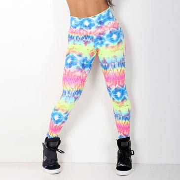 Calça legging  estampada para academia confeccionada em suplex de poliéster Marca: carioca FitComposição: 90% Poliéster e 10% Elastano 