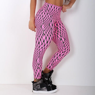 Calça fitnees legging confeccionada em suplex estampado de poliéster. Marca: Carioca FitComposição: 90% Poliéster e 10% Elastano 