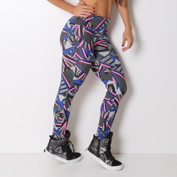 Calça legging fusô fitness em suplex de políester estampadoMarca: Carioca Fit Composição: 90% Poliéster e 10% Elastano 