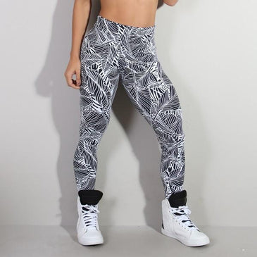 Calça legging  em poliamida estampadaMarca: Carioca FitComposição: 90% Poliamida e 10% Elastano 