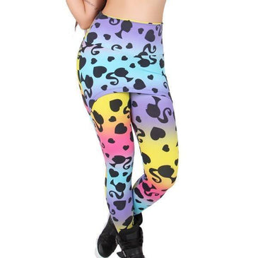 Fusô Fitness com tapa bumbum em suplex de poliéster estampado. Marca: Carioca FitComposição: 90% Poliéster e 10% Elastano 