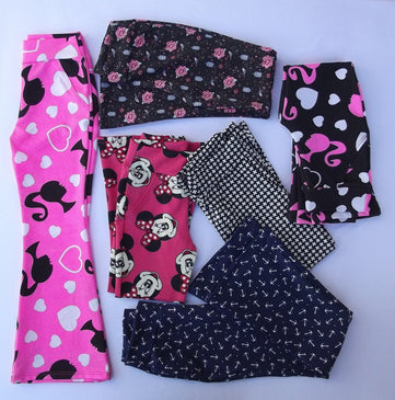 KIT COM 03 Calças Flare Boca De Sino Infantil SUA FILHA SUPER LINDA E NA MODA!!ELA VAI ARRASAR NO LOOK!!CALÇAS QUE COMBINAM FACILMENTE COM DIVERSOS ITENS DO... 