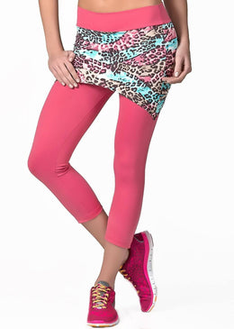 Calça Legging Fitness Poliamida Eliana modelando o corpo feminino para correr caminhar malhar na Academia no Crossfit Funcional nas aulas de Pilates Ioga aulas de... 