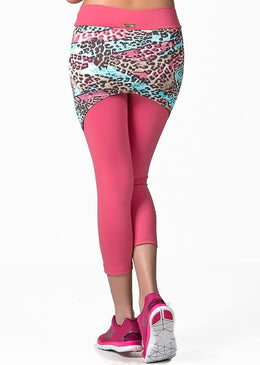Calça Legging Fitness Poliamida Eliana modelando o corpo feminino para correr caminhar malhar na Academia no Crossfit Funcional nas aulas de Pilates Ioga aulas de... 