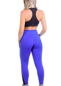 Descrição: Legging confeccionada em tecido Suplex. A elasticidade e respirabilidade permitem o uso para a prática de esportes leves como para a moda casual esportiva. Máxima... 