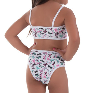 Lindo conjunto em microfibra estampada sem bojo menina moça.Com Lindas estampas variadas com conforto !Compre nossos produtos e conheça de perto nossoTrabalhovocê ira Amar nossas variedades de lingerie... 