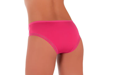 Linda calcinha em modelagem grande, toda feita em microfibra lisa com elástico rendado nas pernas e elástico estreito na cintura. Super confortável  e ótima para... 