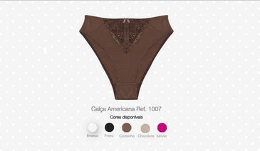 Calçola estilo senhora, em microfibra e renda. Produto confortável com a qualidade JOPY.Fabricada nos tamanhos do M ao GG. CALCINHA (medida em cm)      ... 