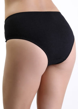 Calça em cotton, com lateral larga, cintura alta, com renda sobre o cotton, elástico cintura e perna, laço frontal - Composição: 92% Algodão 8% Elastano forro... 