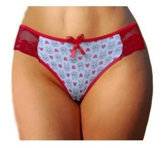 anga sexy em microfibra estampada , com as laterais medias em renda lisa e laço de cetim.
COMPOSIÇÃO: 90% Poliester 10% Elastano 