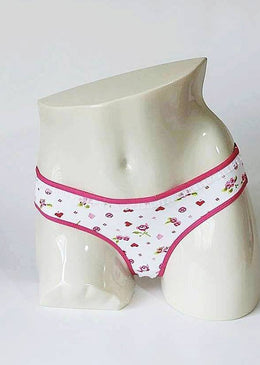 Calcinha em cotton estampada super confortável. 