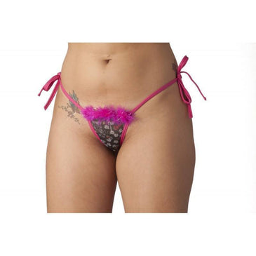 Promete uma noite de muita sensualidade e prazer. Duvido que algum homem resista a uma fera dessa. Tecido: Nylon e MarabúTamanho: Único Cuidados: Lavar á mão não usar... 