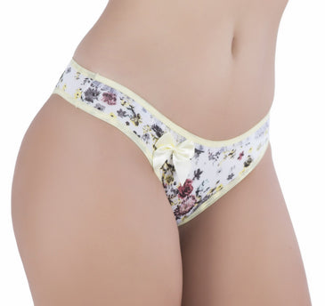 DESCRIÇÃO: Estampada e com babado na frente, leva um laço na lateralCalcinha feita para uso diário para a mulher que exige conforto e qualidade no seu dia a... 