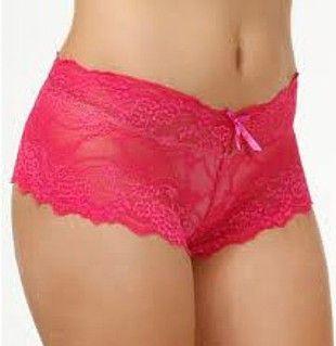 Lote com 5  unidades de Tanga Shortinho Sexy Short Caleçon Composição: 82% Poliamida e 18% ElastanoCalcinha AromtizadaForro Em Malha 100% AlgodãoProduto de ótima qualidade, disponíveis em Pronta EntregaCores aleatóriasPreço... 