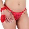 Tanga modelo fio dental confeccionada em micro fibra com lateral de elástico flu flu e algema de pelúcia. Na parte da frente com estampa (Prepare-se... 