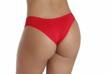 TANGA FIO SINAL CONFECCIONADA EM MICROFIBRA COM ESTAMPA NA FRENTE. 