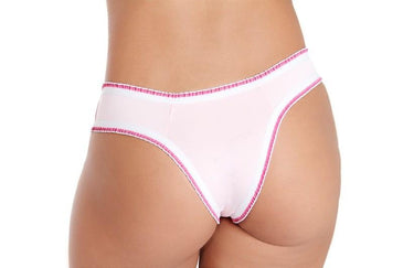 TANGA MICROFIBRA CONFECCIONADA MICROFIBRA, REBATIDA EM ELÁSTICO, CORES DO ELÁSTICO PODEM VARIAR.SIMPLES E ÓTIMA PARA O DIA-A-DIA. 