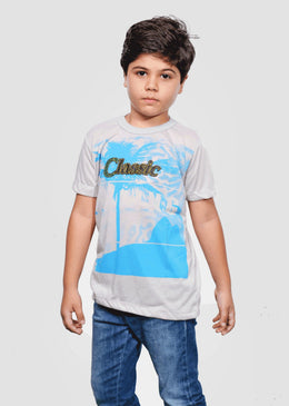 Camisa estampada masculina infantil gola careca ideal para o dia a dia das crianças.Sugestão de venda: R$ 11,99 a R$ 15,98 unidade.Kit de 10 unidades... 