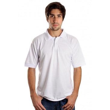 Ref: 3017 - Descrição: Camisa pólo básica, malha de ótima qualidade em composição mista (50% algodão e 50% poliéster). Modelo 