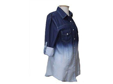 CAMISA CASUAL TIPO JEANS MANGA LONGA   Estampa e Cor ÚNICA     Escolher o Tamanho conforme medidas:   Tamanho P Altura 71 cm x... 