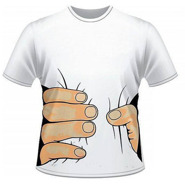 Camiseta Criativa Mão GiganteQuer presentear seu amor ou seus amigos, de pra ele de presente uma camiseta criativa!As camisetas são confeccionas em tecido meia malha... 