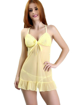 PRODUTO EM TULLE ACOMPANHADO COM CALCINHA, AMBOS CO REGULAGEM. DETALHES DE LAÇOS!COMPOSIÇÃO: 92%POLIAMIDA 8% ELASTANO  