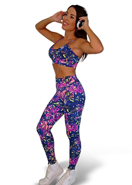 Calça Legging confeccionada em Supplex Poliamida Fitness com fio de elastano da marca Lycra Original de alta qualidade para academia e para o uso no seu dia a dia! Tecido em Supplex... 
