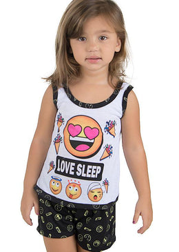 Alegria e qualidade estão neste lindo babydoll!Composto por uma blusa e um shortinho de tecido macio e confortável, confeccionado em malha.Composição:100% Poliéster 
