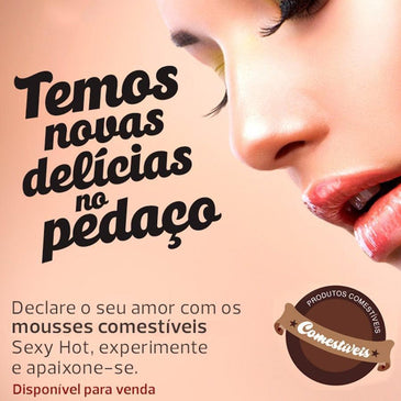 KIT Mousse de Chocolate Comestível para Sexo Oral  Um de cada para saborear ......sem parar .......Que tal experimentar um delicioso mousse de chocolate? Delícia, não é?... 