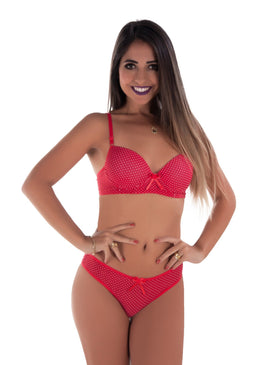 Conjunto básico com bojo em Liganete estampado.Compre um dos nossos Produtos e conheçaPessoalmente nosso Trabalho e Nossas Variedades deLingerie moda Intima!  Você ira Amar.Ainda seja... 