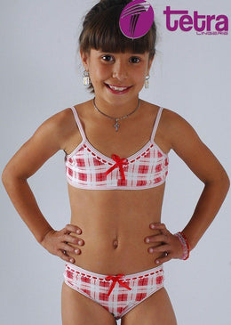 Conjunto Infantil de Cotton Estampado 656 Detalhes do Produto Conjunto infantil de cotton estampado com passa fita. O soutien é modelo básico de cotton estampado... 
