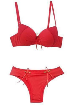 Conjunto Lingerie com bojo confeccionado em microfibra tecido macio e confortável. O soutien tem as alças fixas com regulagem para melhores ajustes no corpo e... 