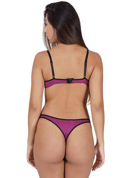 Conjunto confeccionado com franzido no bojo , aplicação de um laço na parte frontal , alças reguláveis para o seu maior conforto .  Peça da... 