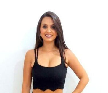 Lindo cropped com bojo no tecido bengaline e formato de nuvem.Tamanho Único: Veste manequim 36 ao 40 