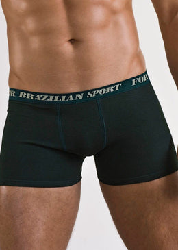 Cueca Adulto Box de Cotton sem Estampa 8029 Detalhes do Produto Cueca adulto box de cotton liso, sem estampa, com elástico de 35mm no cós... 