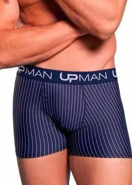 Conforto e qualidade que você merece! Cueca boxer confeccionada em microfibra listrada , tecido super macio e confortável. O modelo possui elástico exposto na cintura... 