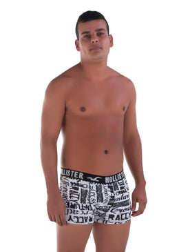 Cueca Boxer com elástico bordado de 4cm na cintura.PRODUTO COM FRENTE FORRADA EM MALHA, PROPORCIONANDO MAIOR CONFORTO AO USAR Composição: 90% Poliamida, 10% Elastano, Forro 100%... 