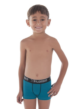 Cueca Infantil em microfibra com elastico exposto 