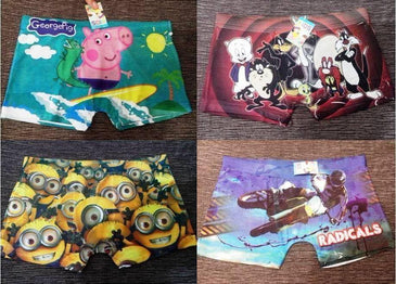 Cueca infantil boxer sublimação super confortável. 