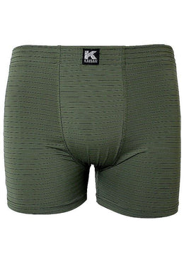 Cueca estilo boxer 4 agulhas, com estampa risca de giz horizontal. Corte anatômico e tecido confortável, que garante ajuste perfeito ao corpo. Essa cueca é... 