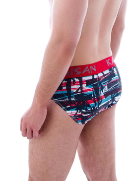 Cueca Slip em microfibra, elástico exposto .Tem um estilo sofisticado, com um corte que se ajusta ao corpo com conforto.Estampas belíssimas!O tecido sedoso e prático,... 