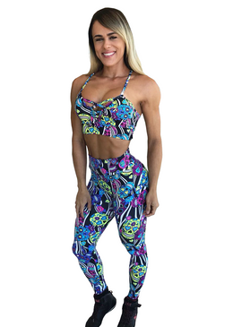 Calça Legging confeccionada em Supplex Poliamida Fitness com fio de elastano da marca Lycra Original de alta qualidade para academia e para o uso no seu dia a dia! Tecido em Supplex... 