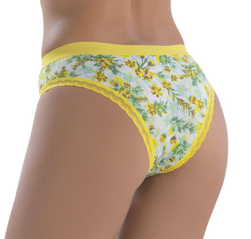 Calcinha modelo tradicional, confeccionada em microfibra estampada. Possui elástico na cintura e nas pernas, dando o charme a mais na peça. A microfibra é um... 