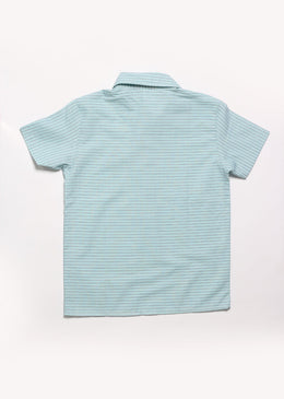 Camisa polo com fecho em botões frontais. Estampa listradaComposição: 100% Algodão Modelo super confortável, SKU: CMDKM38 TABELA DE EQUIVALÊNCIA TAMANHO EQUIVALE A: P 0 a 3 meses M... 