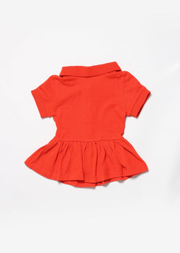 Polo infantil com botões frontais, modelo lindo para usar em dias ensolarados. SKU: CMTPM29Composição: 96% Algodão | 4% Elastano TABELA DE EQUIVALÊNCIA TAMANHO EQUIVALE A: P... 