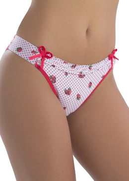 Calcinha modelo tradicional, confeccionada em algodão estampado. Possui um lindo franzidinho com próprio tecido na parte da frente dando o charme a mais na peça. ... 